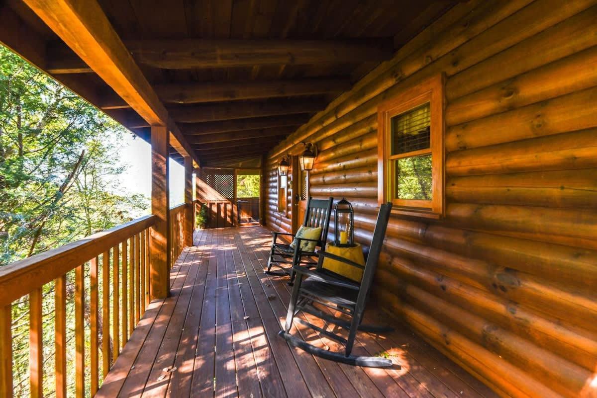 Nice View Fireplace, Hot Tub, Porch Bed, Private Sevierville Esterno foto