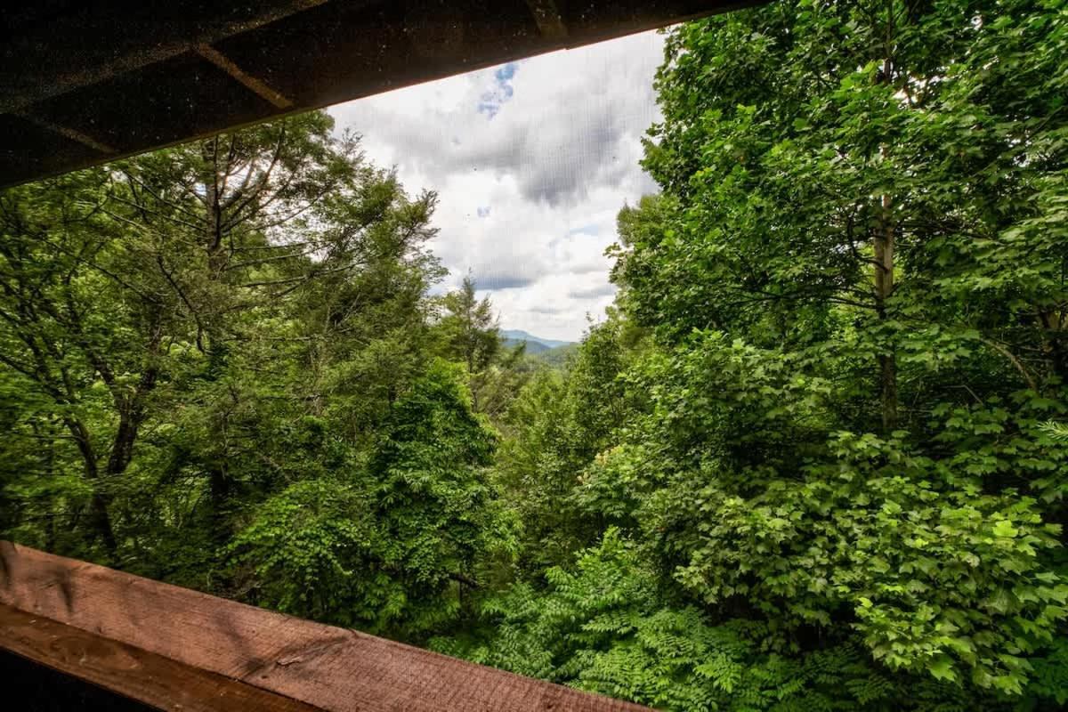 Nice View Fireplace, Hot Tub, Porch Bed, Private Sevierville Esterno foto